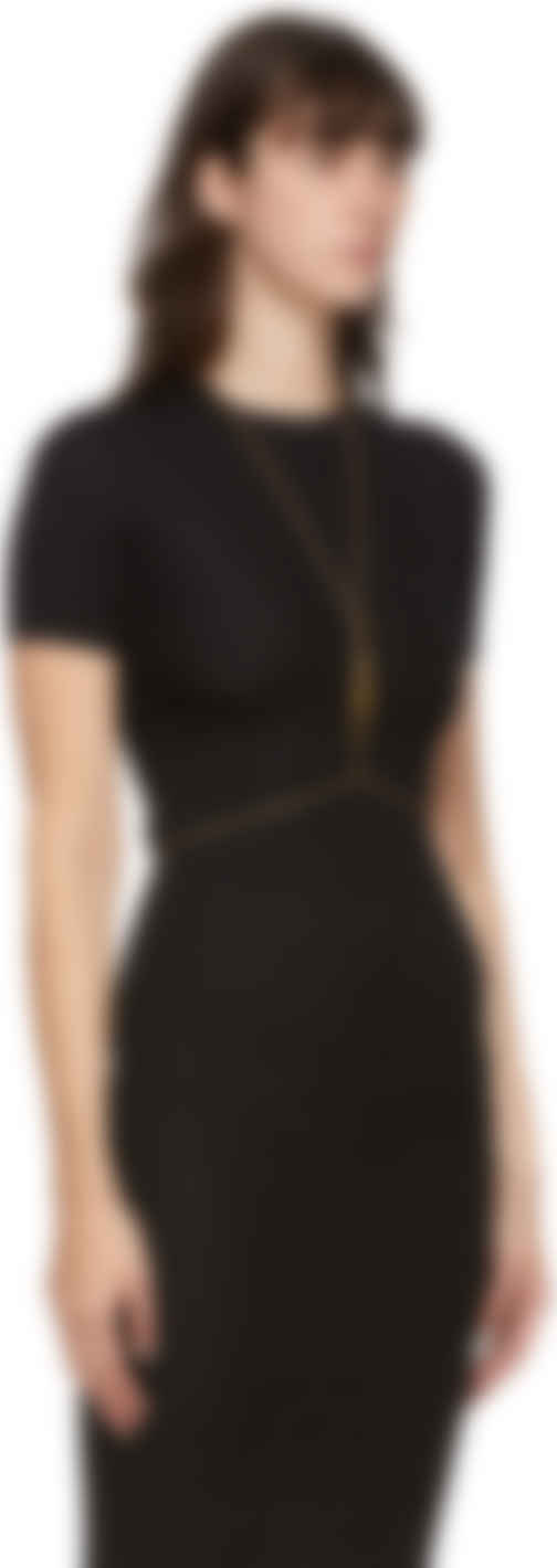 Fendi ゴールド ロゴ チャーム ボディ チェーン Ssense 日本