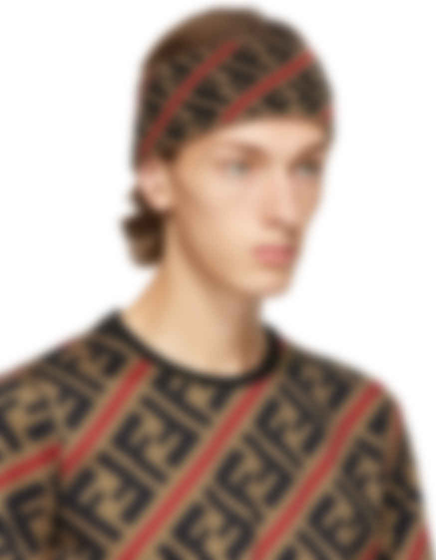 fendi headband red