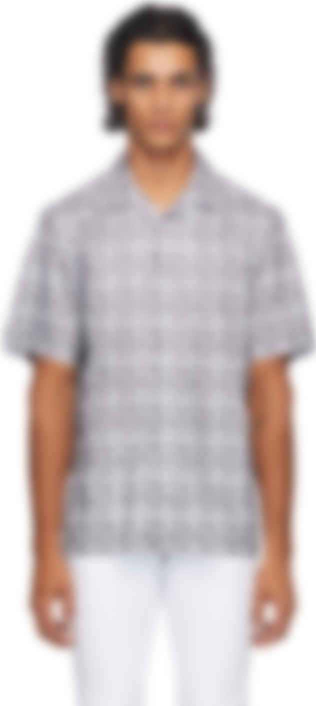 fendi shirt black and white