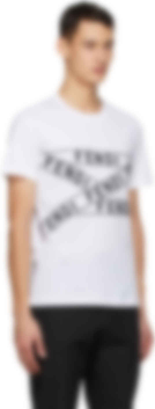 White Logo T-Shirt by Fendi | SSENSE