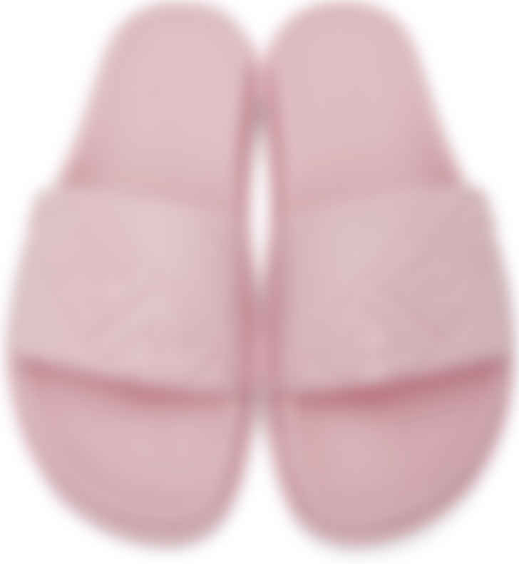 fendi pink rubber slides