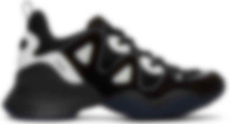 fendi runner monochrome sneakers