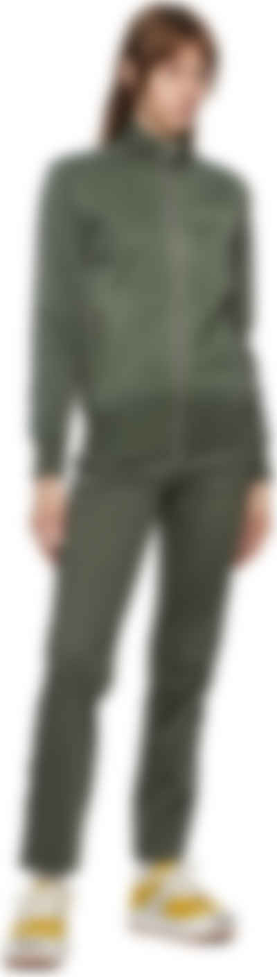 Green Garment-Dyed Track Pants by Palm 