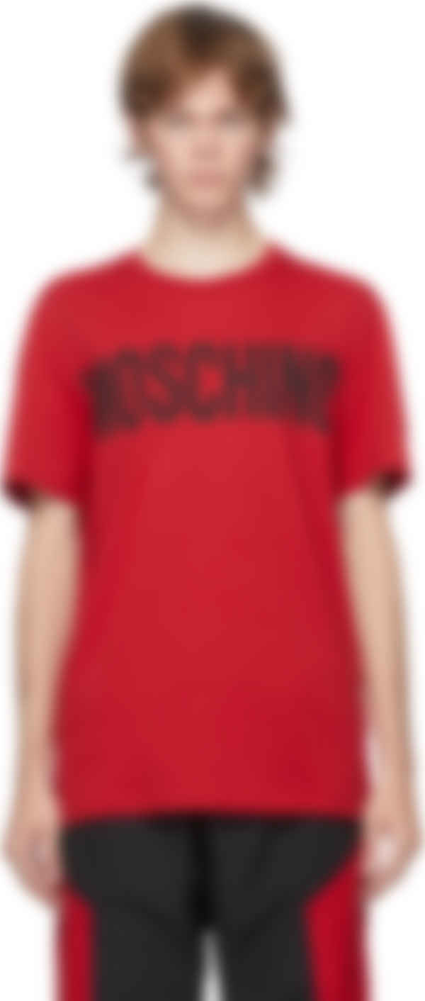 moschino t shirt red