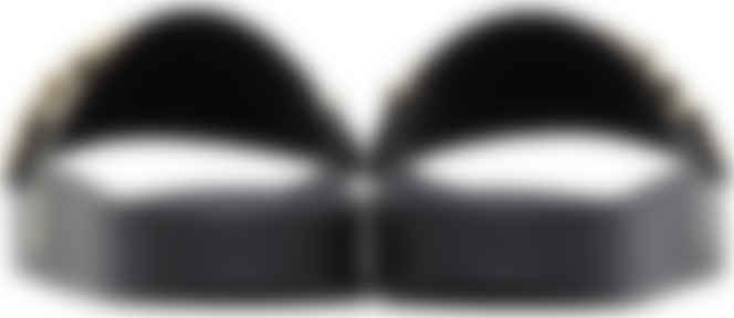 moschino multicolor slides