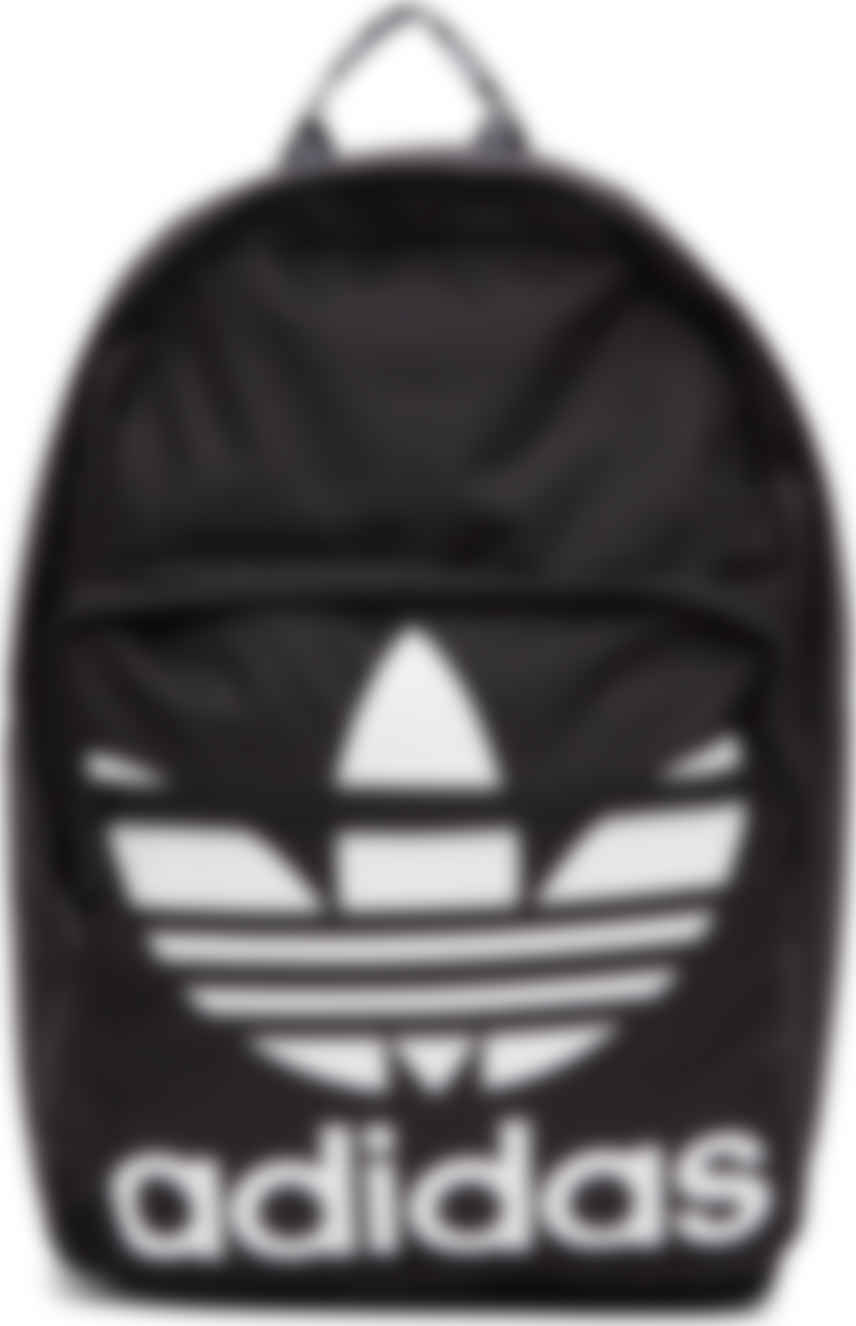 adidas originals trefoil logo backpack in black