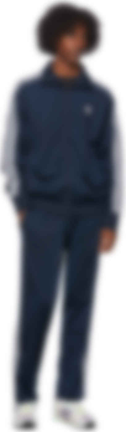 adidas navy track pants