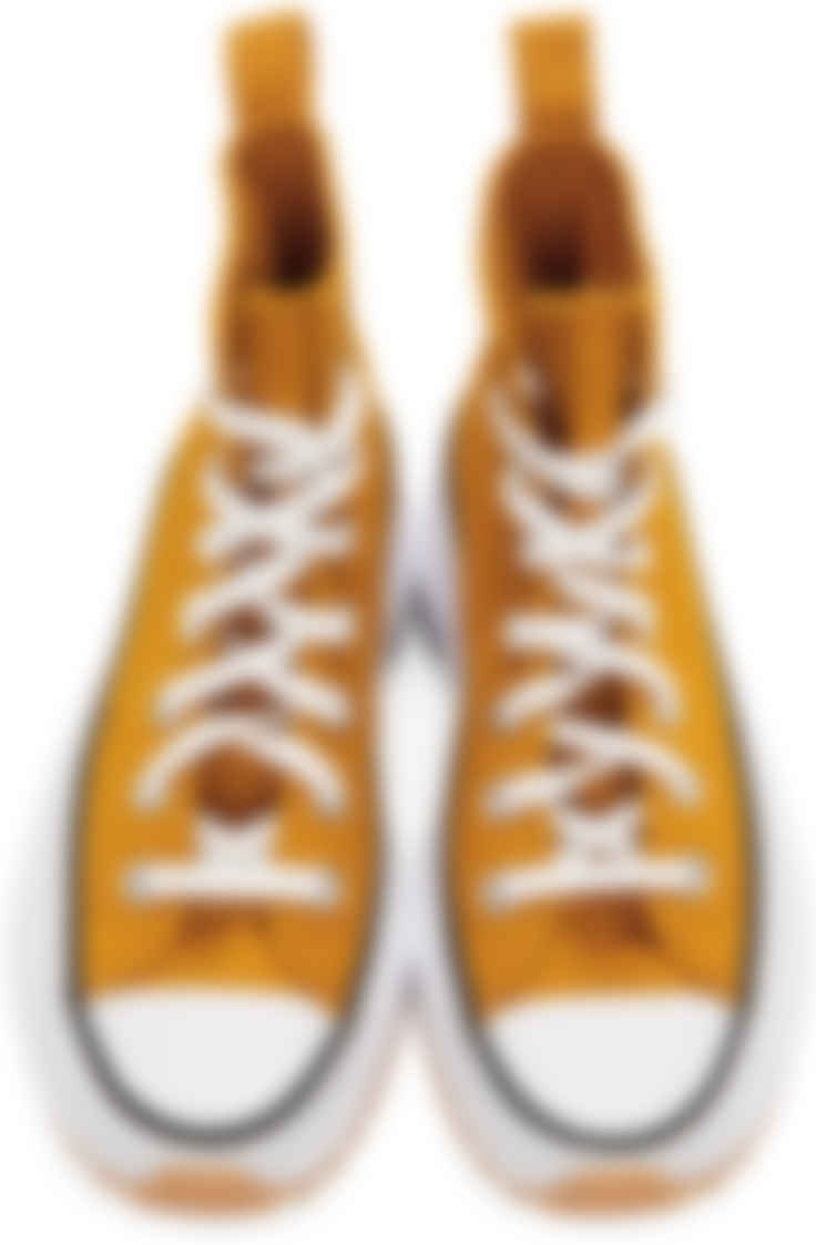 orange run star hike converse