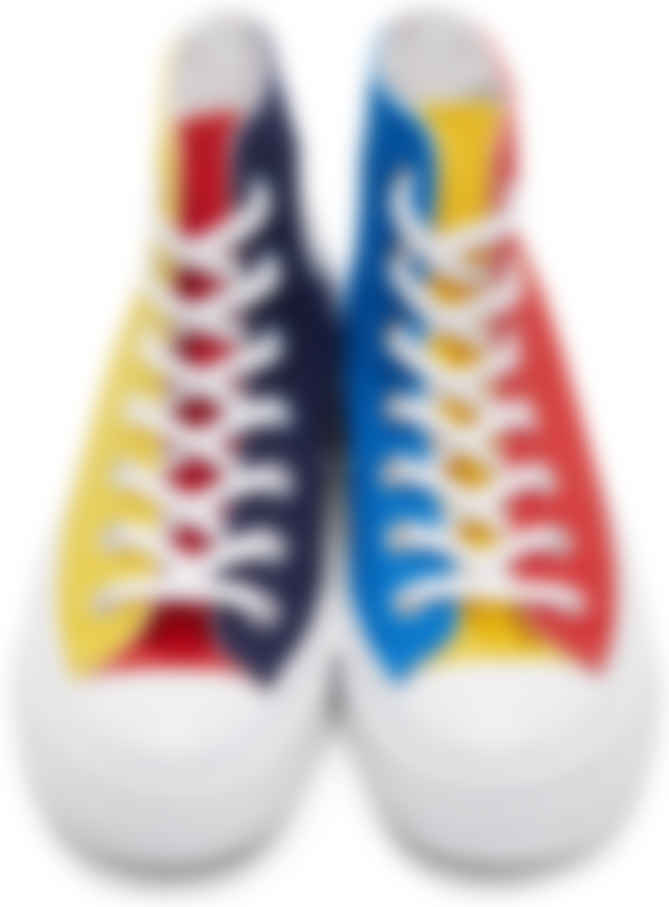 converse semelle multicolore