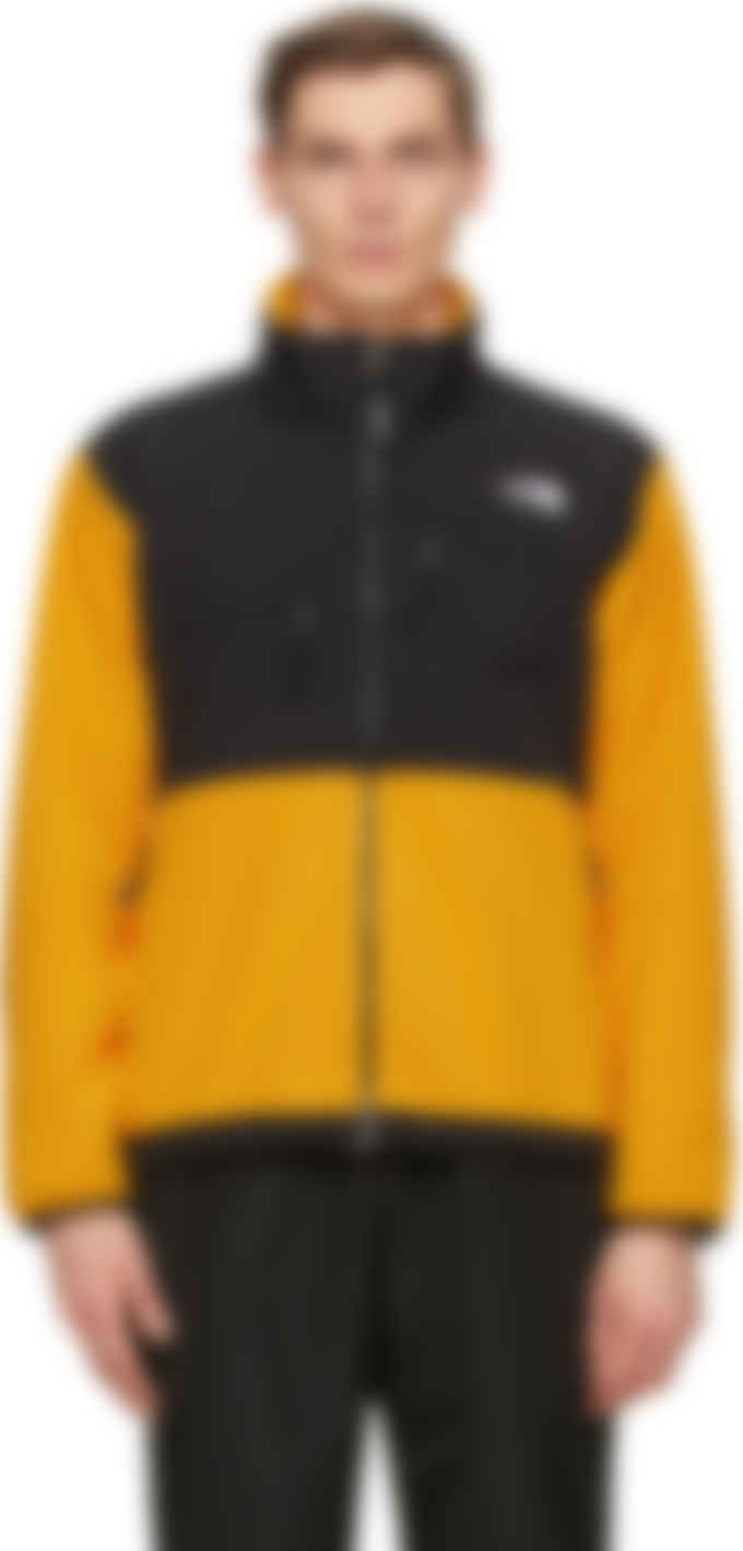 pull jaune the north face