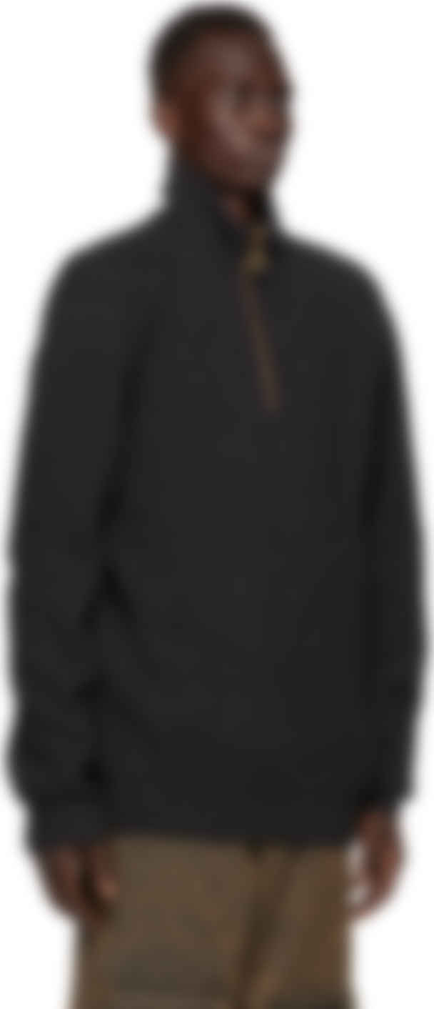 black half turtleneck