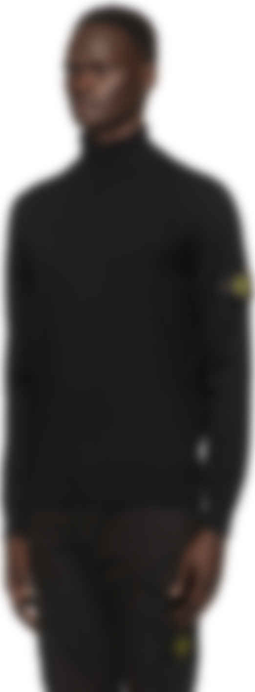 stone island black turtleneck