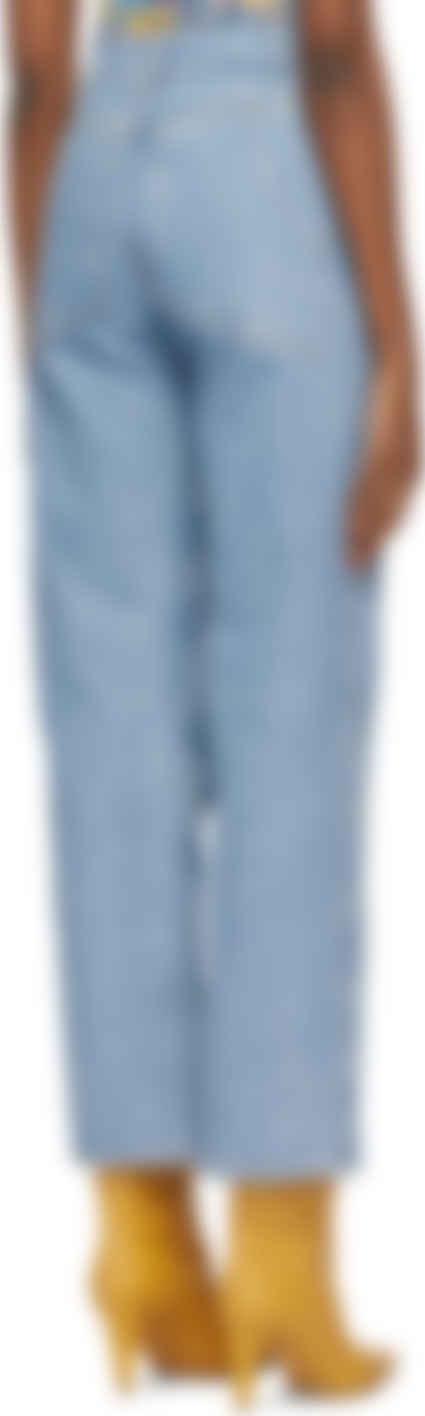 eckhaus latta wide leg jeans