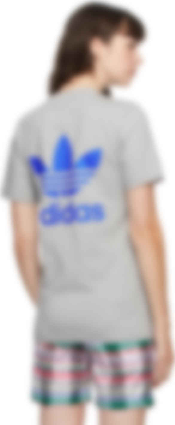 Noah Nyc Adidas Edition グレー Shell ロゴ T シャツ Ssense 日本