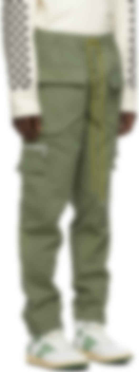 green canvas pants