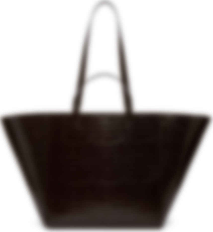 croc embossed tote