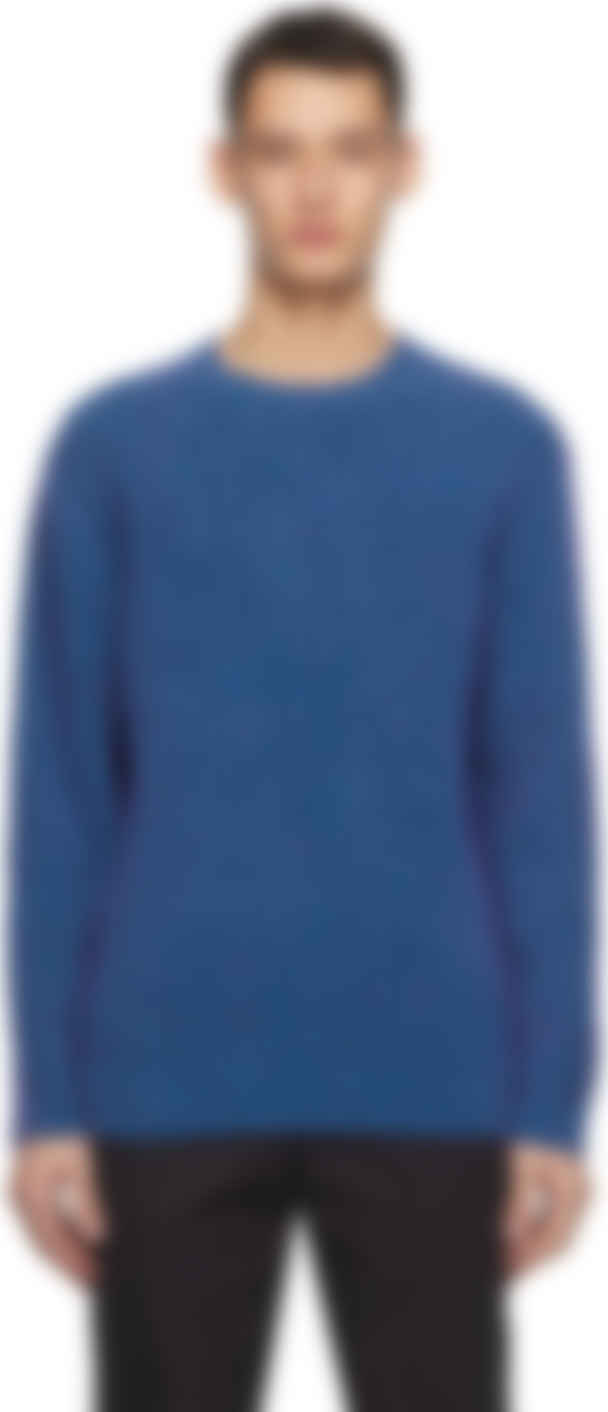 blue mohair sweater