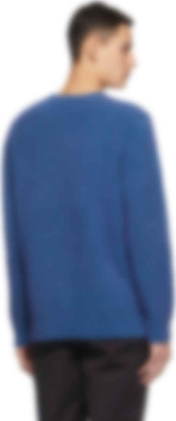 blue mohair sweater