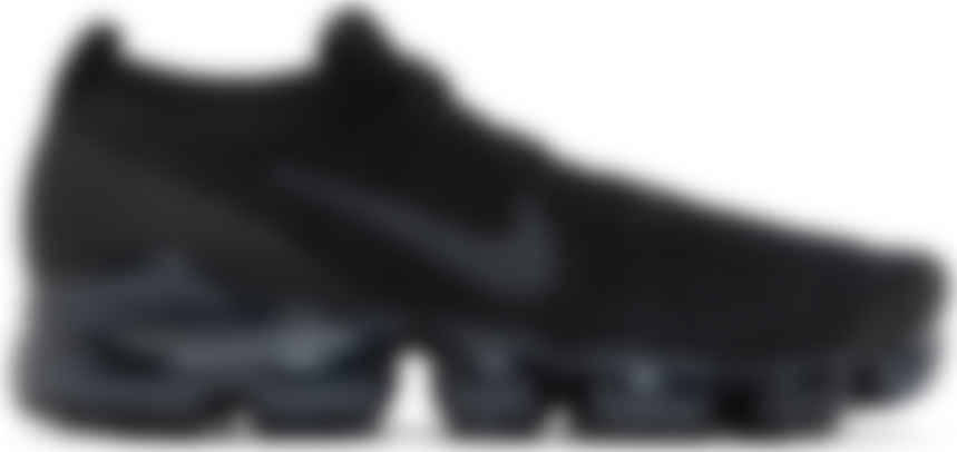 black air vapormax flyknit 3 sneakers