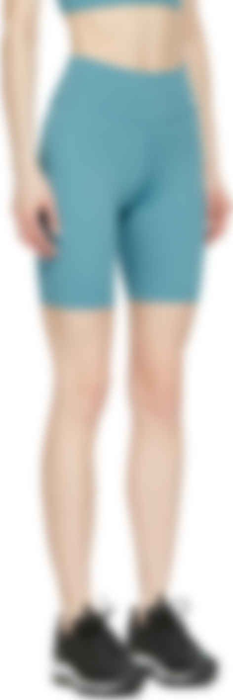 nike blue biker shorts