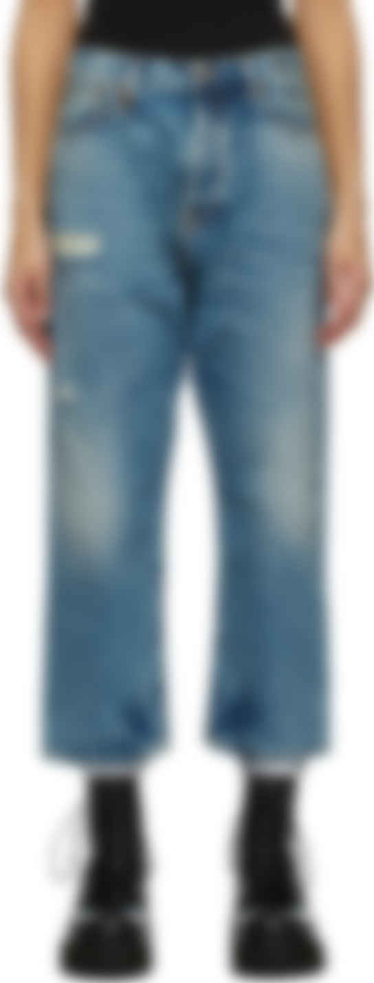 Tailored blue jeans clearance