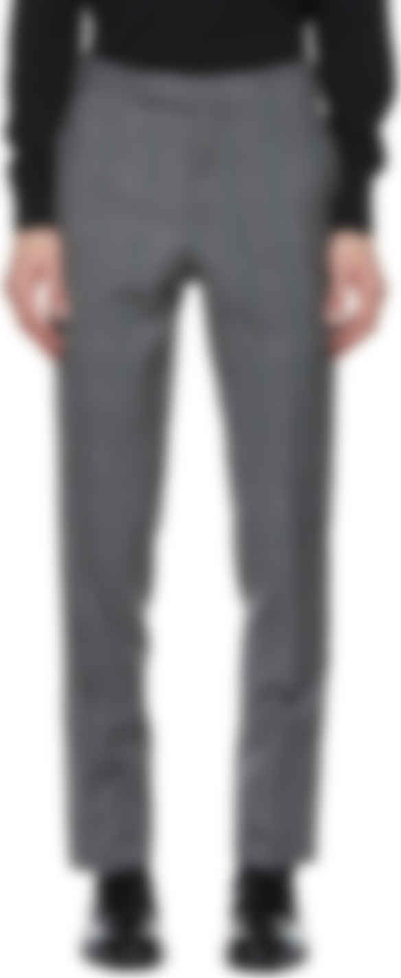italian wool houndstooth sweatpant