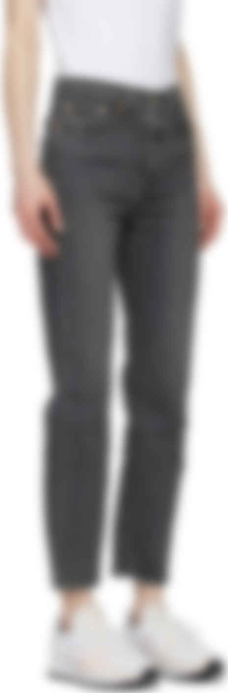 levi's wedgie straight grey