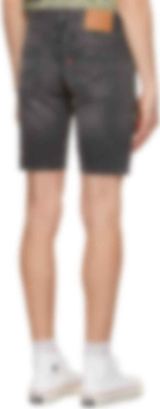 levis black 501 shorts