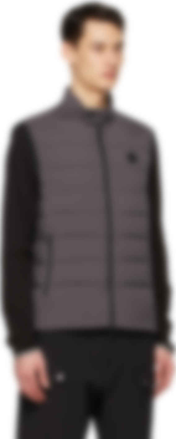 moncler vest grey