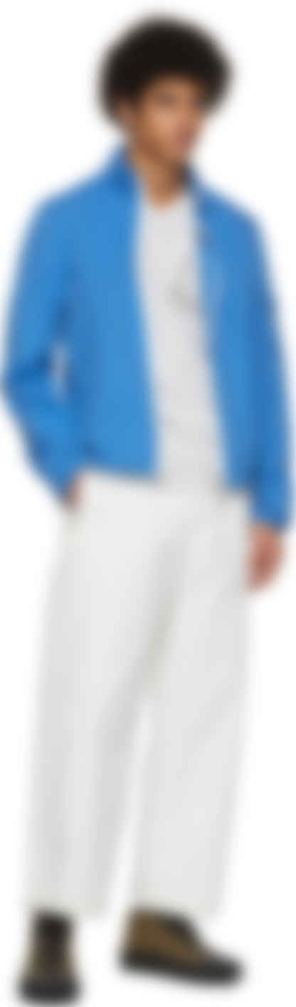 Moncler: Blue Brize Jacket | SSENSE Canada
