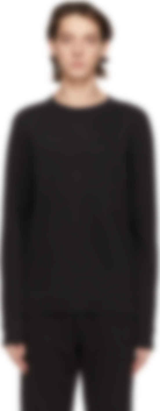 sunspel crew neck sweatshirt