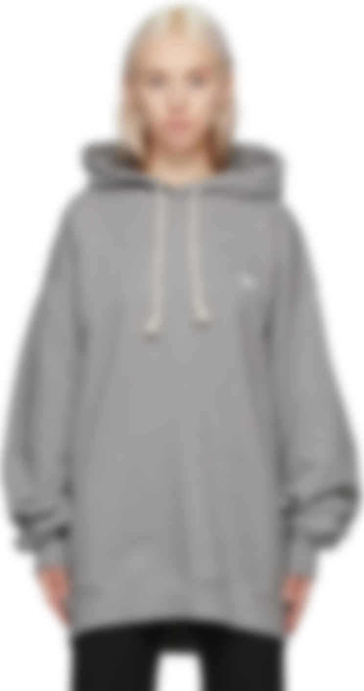 acne hoodie grey
