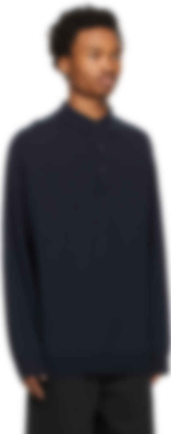 sweater polos navy