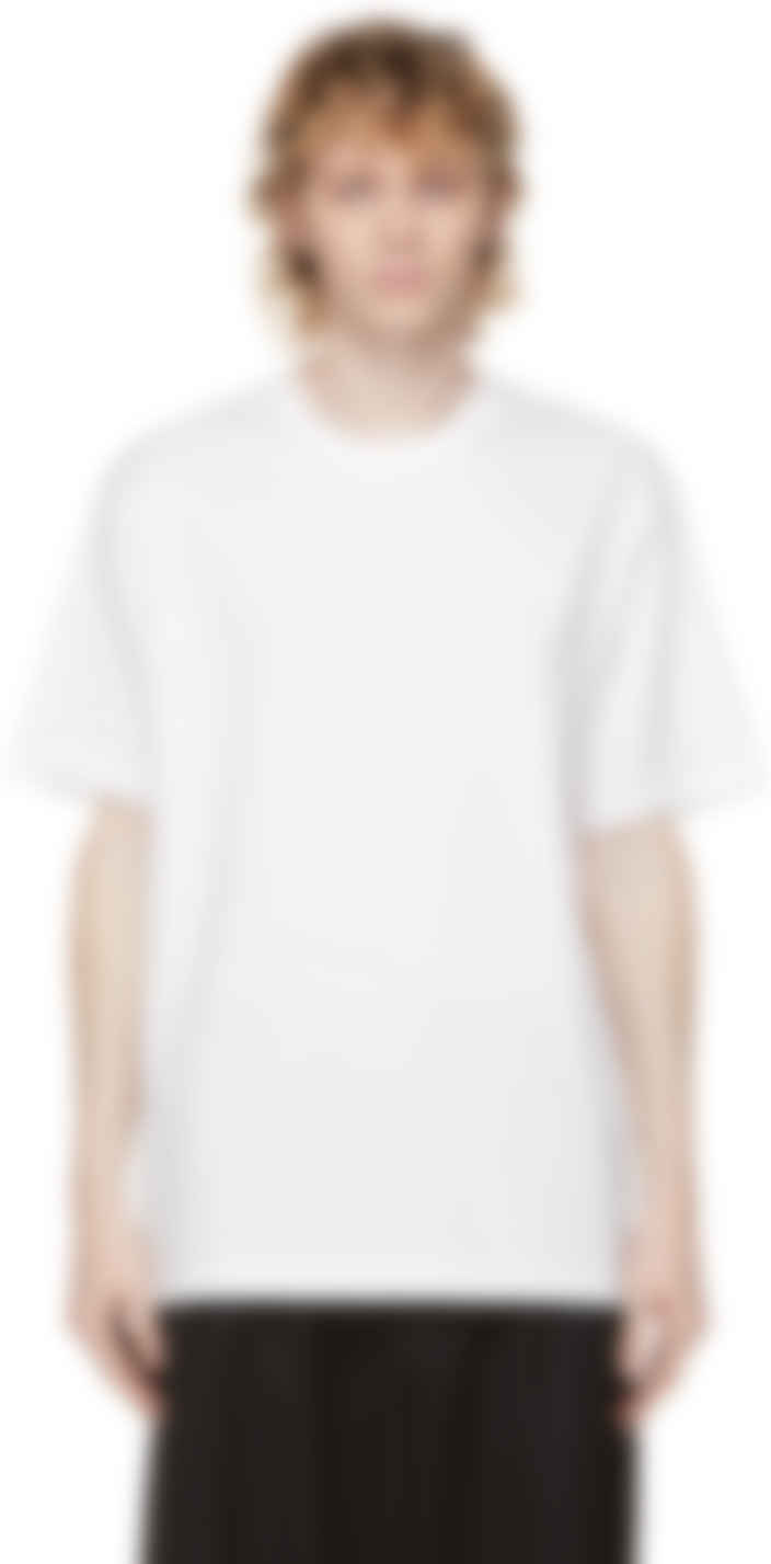 Y 3 ホワイト ロゴ T シャツ Ssense 日本
