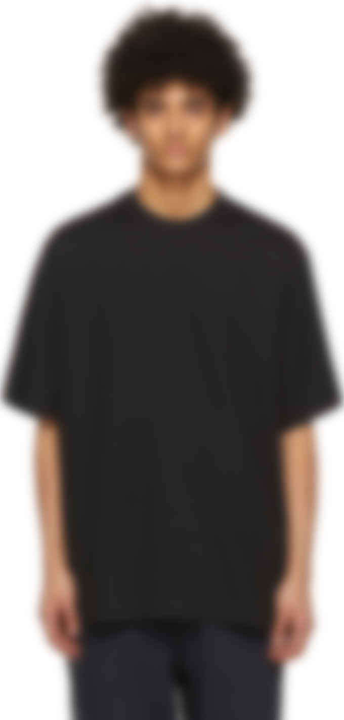 Y 3 ブラック Classic ロゴ T シャツ Ssense 日本
