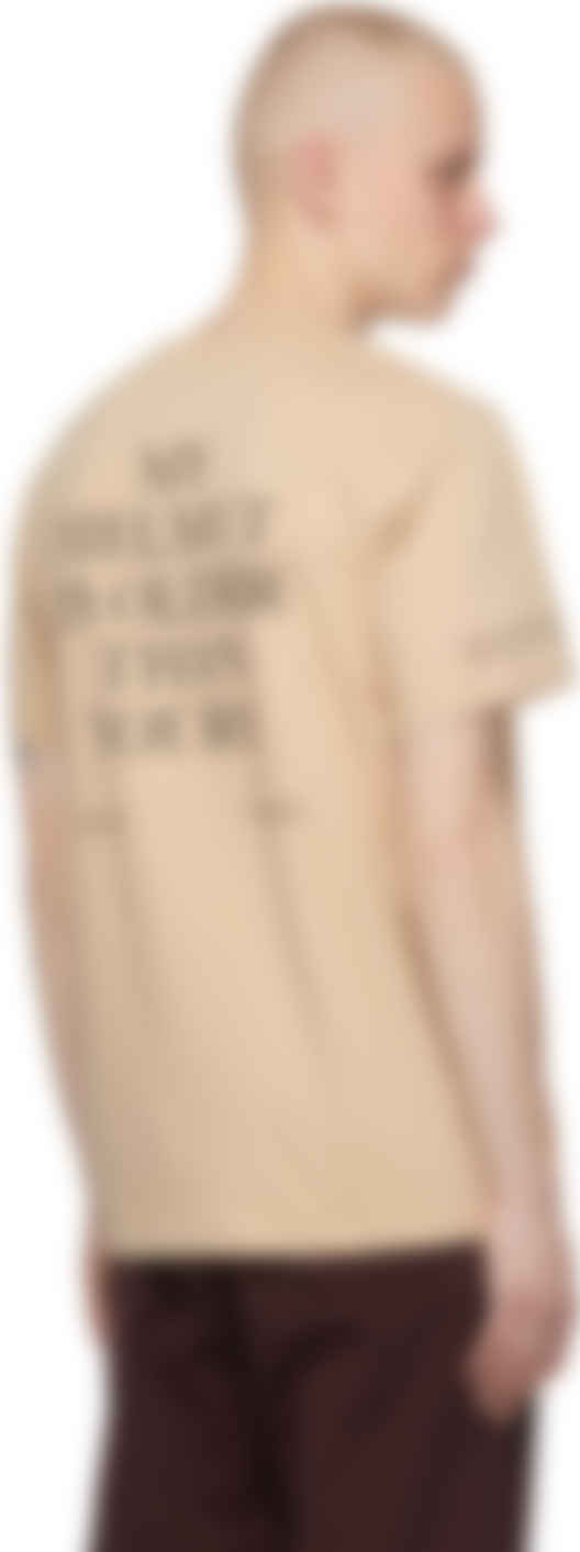 tan helmut lang shirt