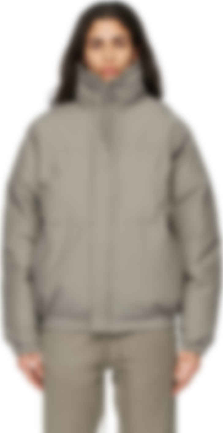 ssense essentials puffer
