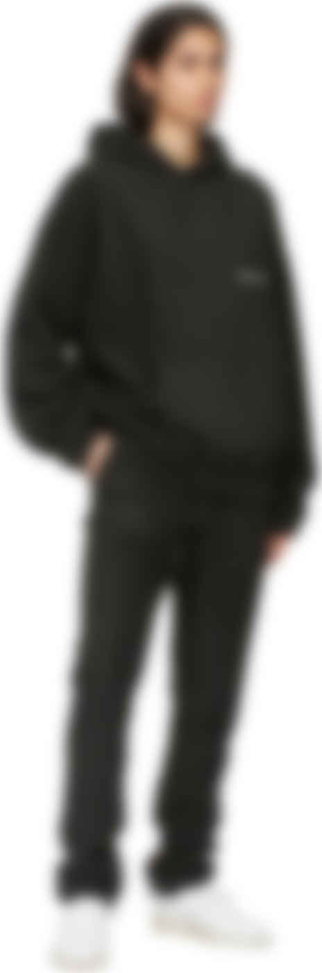 Black Polar Fleece Lounge Pants Outlet 