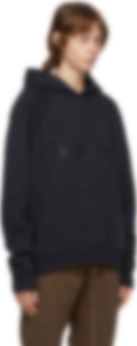dark navy essentials hoodie