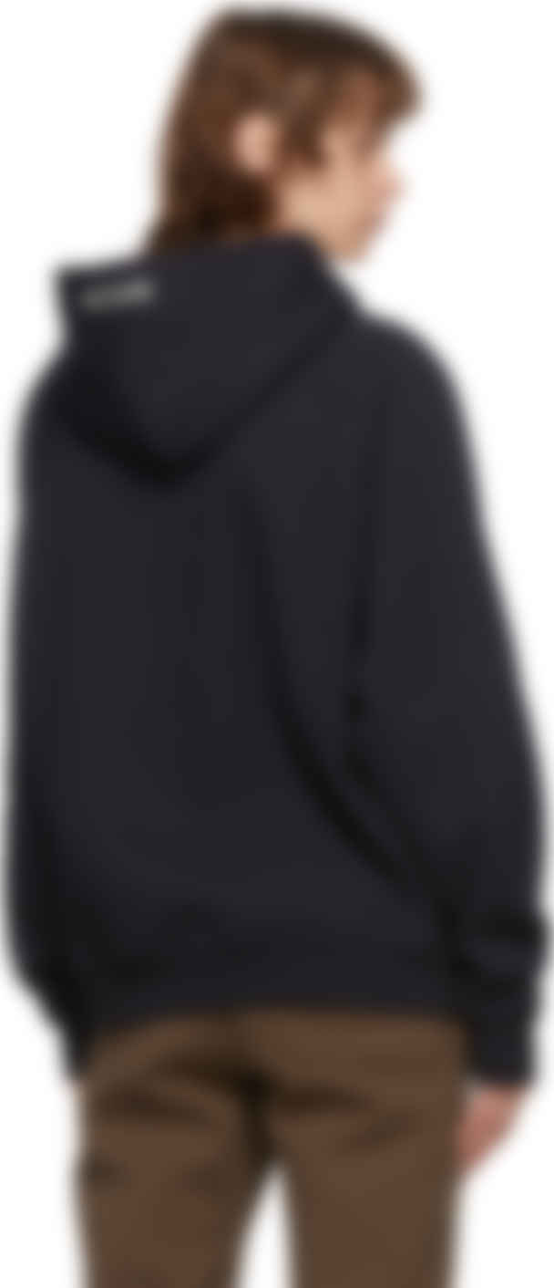 dark navy essentials hoodie