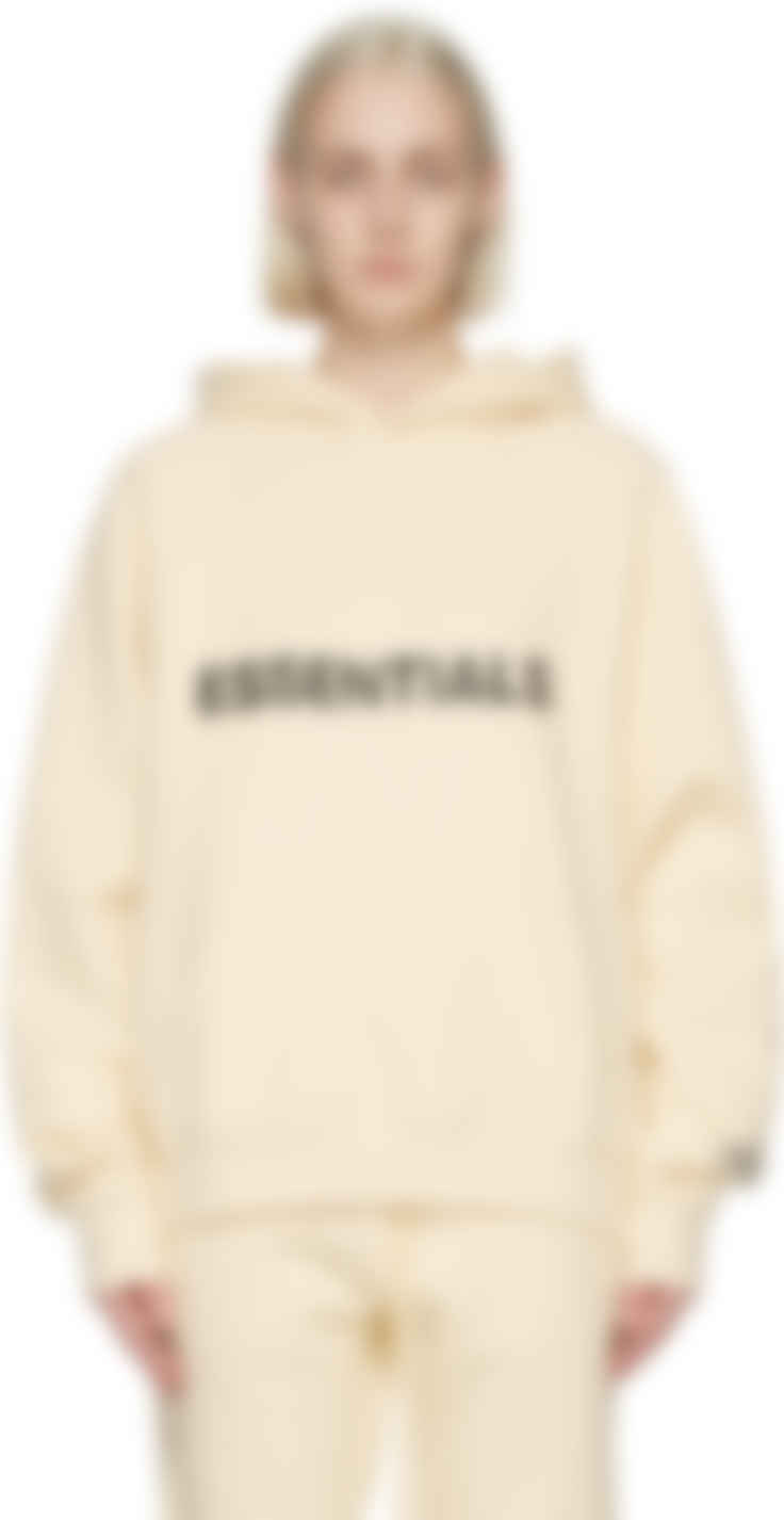 essentials hoodie off white