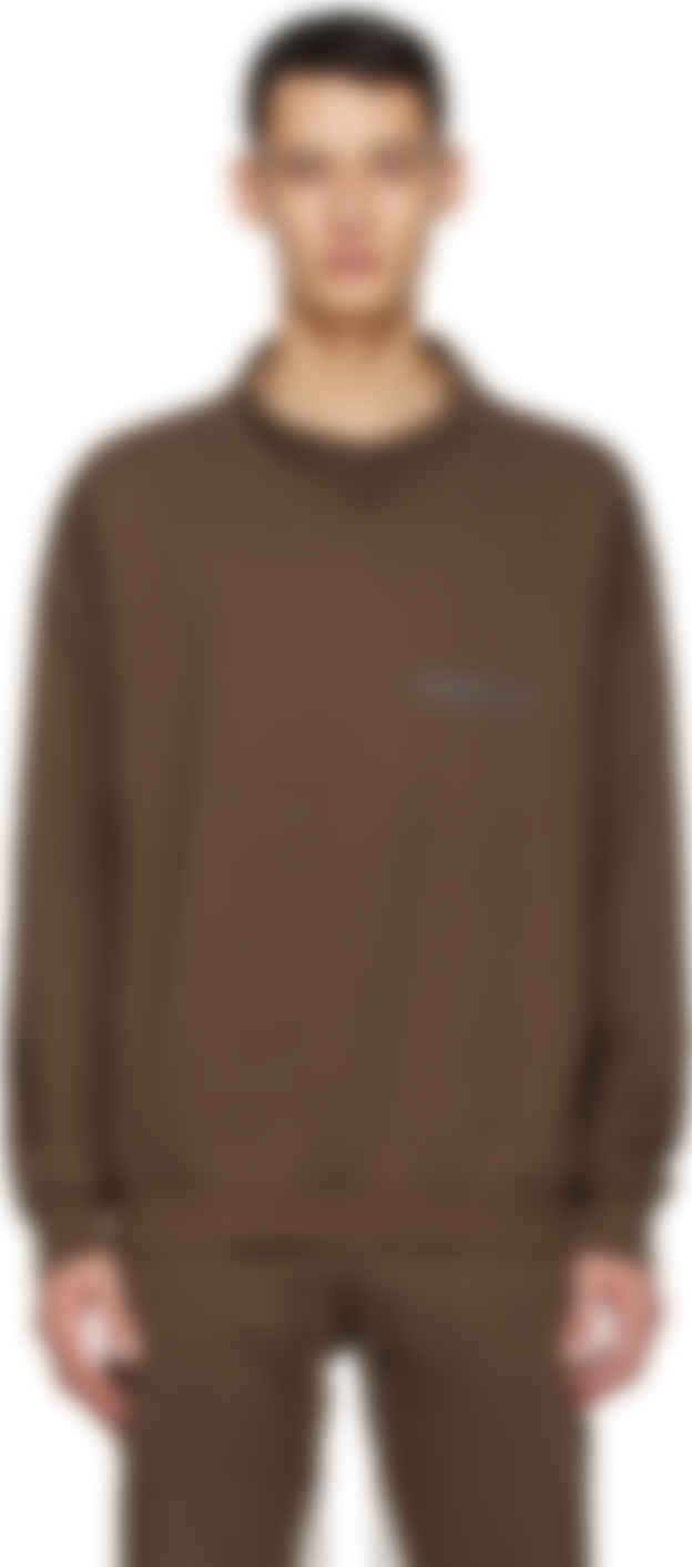 brown sweatshirt