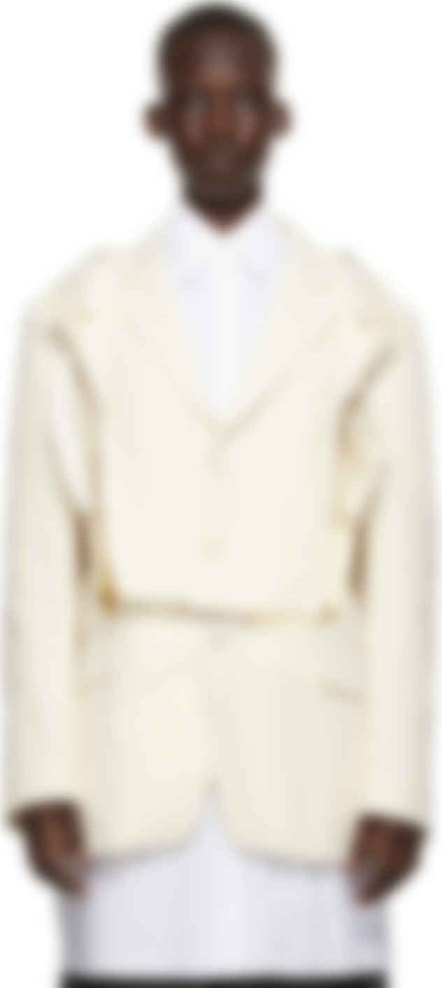 ssense off white blazer