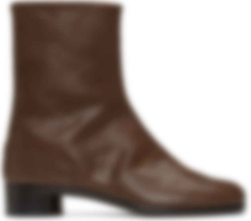 bottes brunes