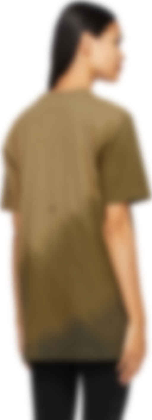 moncler khaki t shirt