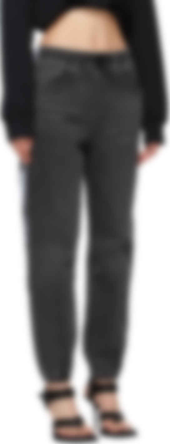 alexander wang logo tape jogger
