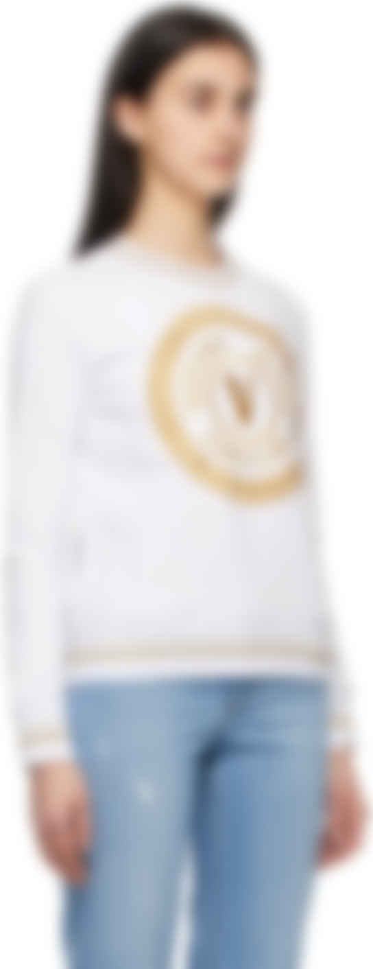 versace jeans sweatshirt white