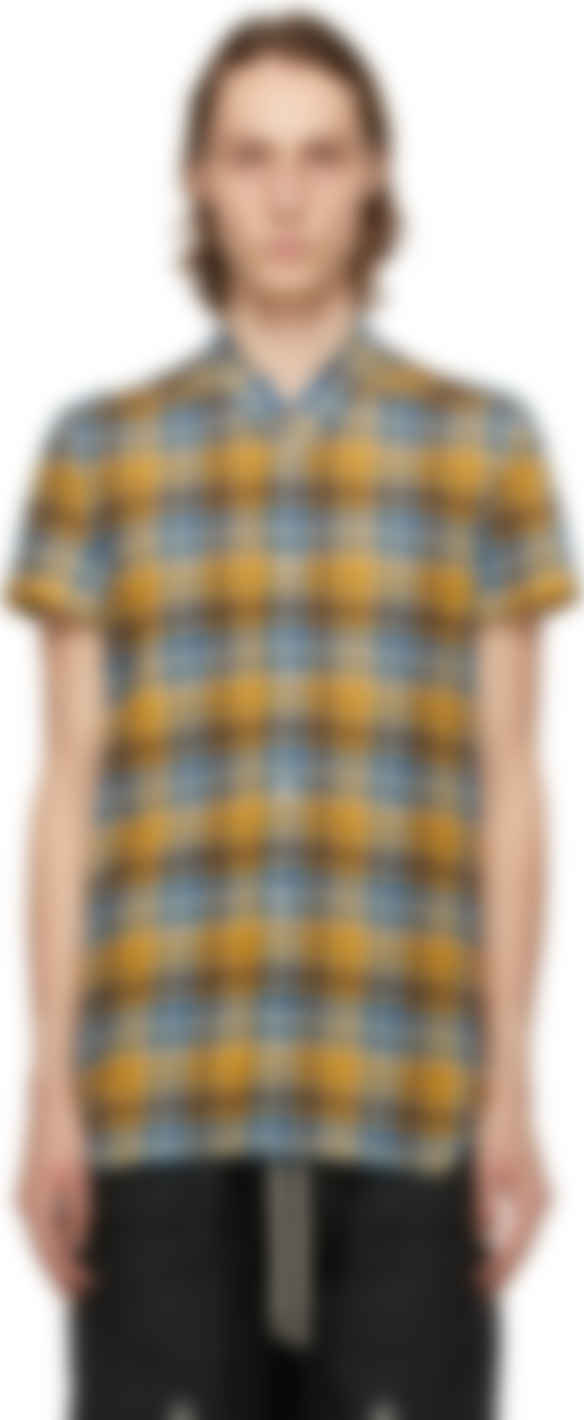 checkered golf shirt