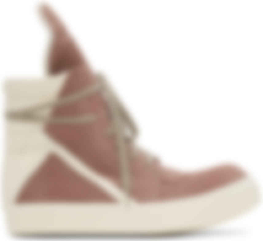 Rick Owens ピンク Geobasket ハイカット スニーカー Ssense 日本