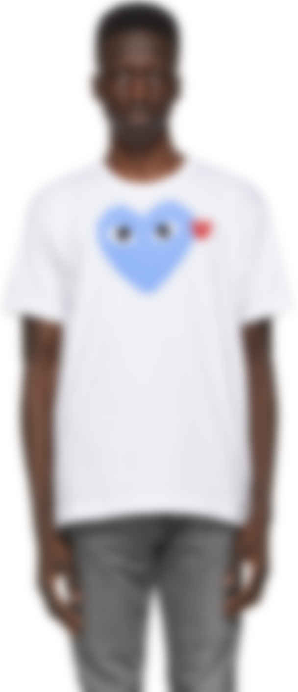 comme des garcons t shirt heart